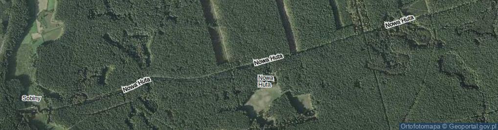 Zdjęcie satelitarne Nowa Huta ul.